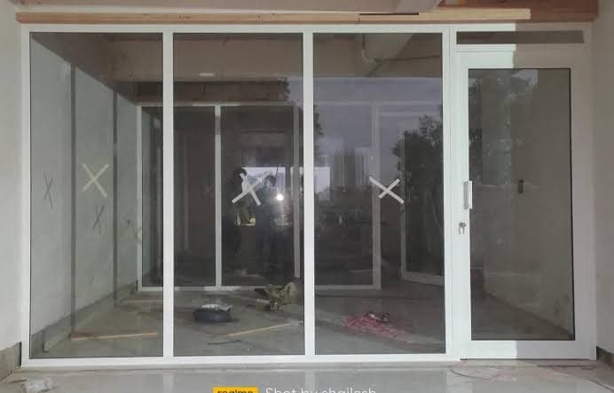 Glass and aluminium fabrication project by Balaji Glass And Aluminium Works, Baramati